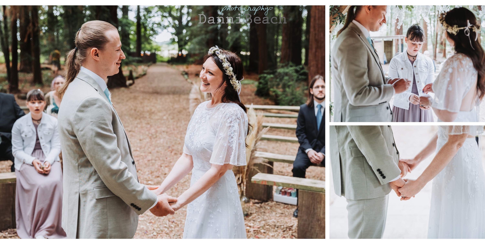 Two Woods estate wedding ceremony