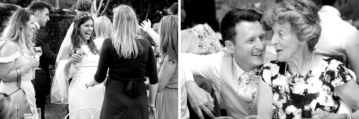 relaxed wedding photography sussex