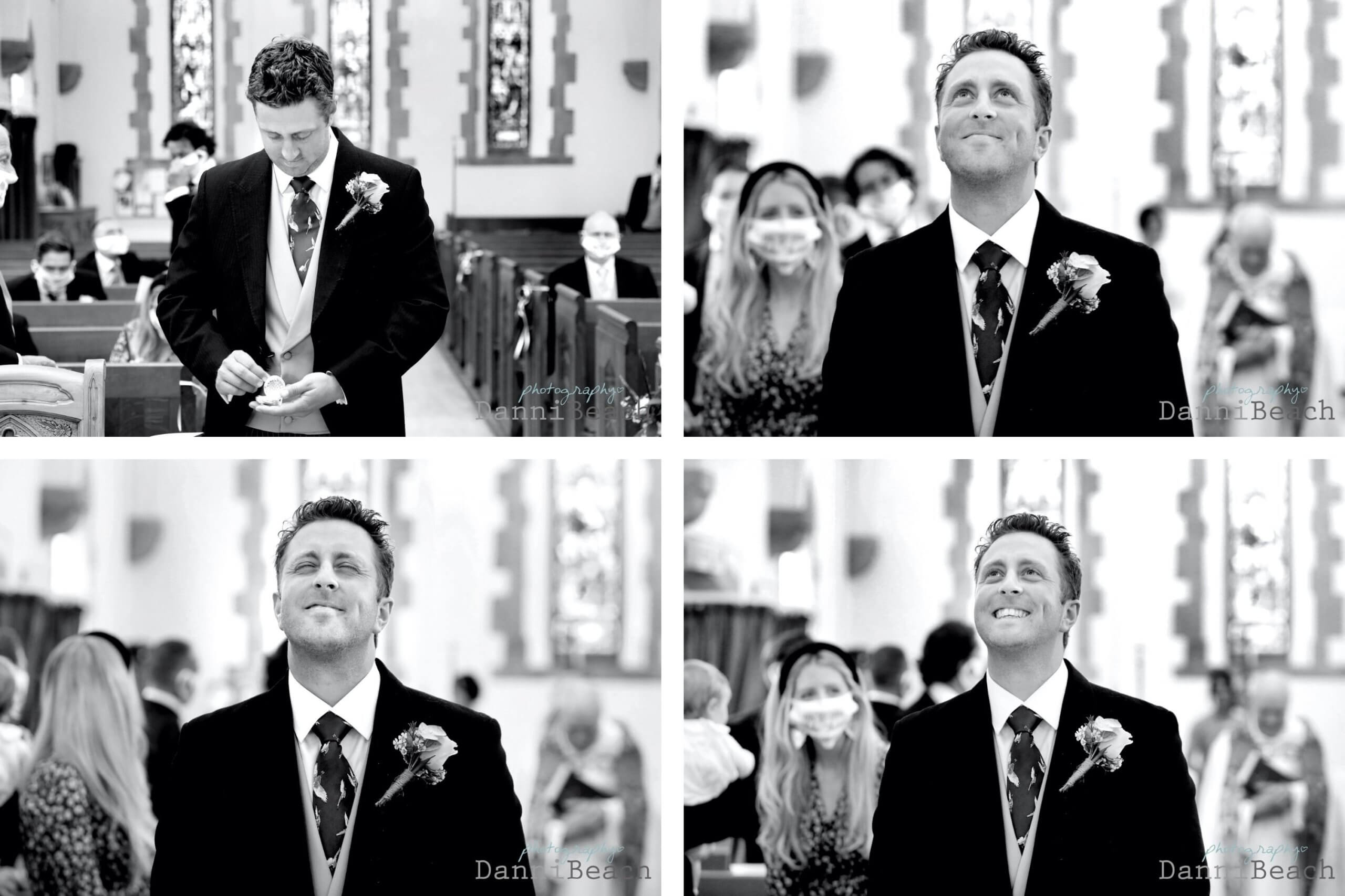 The Grooms expressions natural wedding photographer
