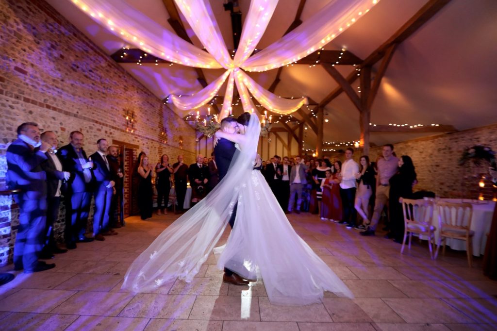 wedding photographer fist dance upwaltham barns
