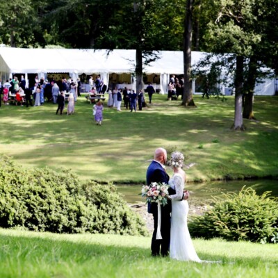 Hyde estate wedding photographer marquee wedding