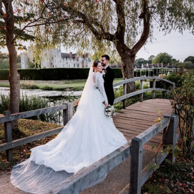 golden hour at Hever Castle wedding photographer
