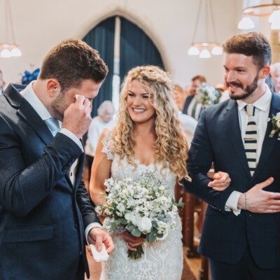 church wedding ceremony natural wedding photo