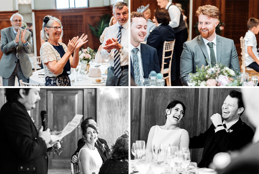 documentary wedding photos of pelham house wedding breakfast