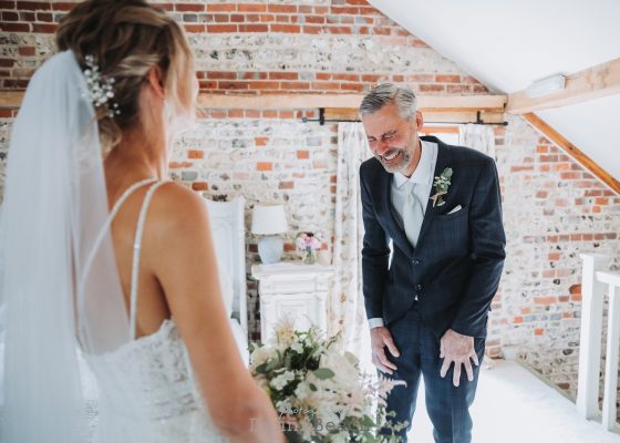 Father of the brides reaction