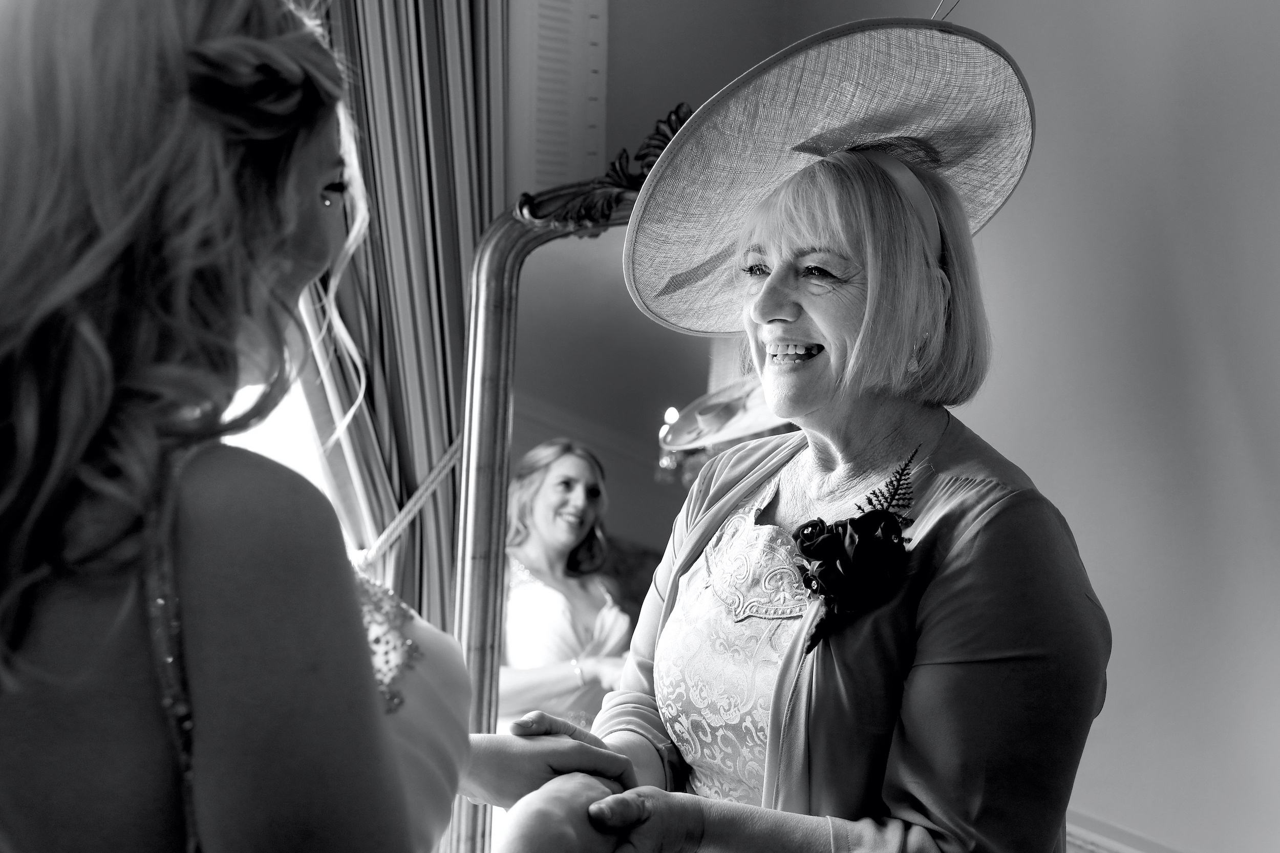 Mother of the bride Buxted Park hotel candid wedding photography