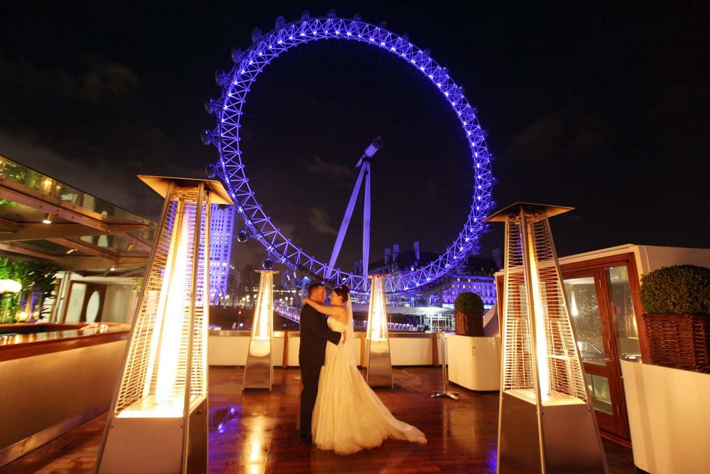 London wedding photography by the london eye